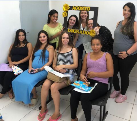 Agosto Dourado Encontro Gestantes Realizado Na Ubs Bela Vista